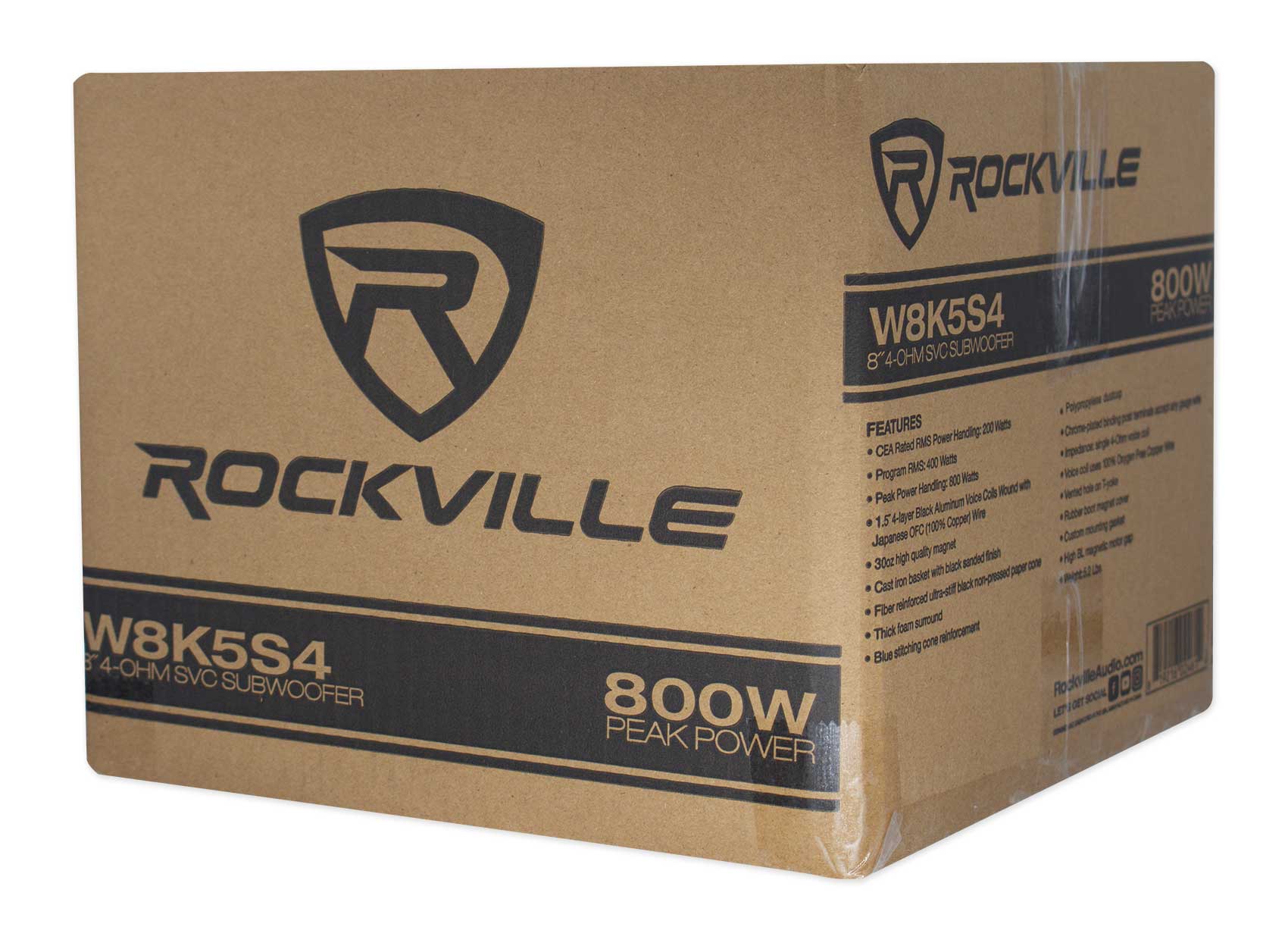 Rockville W8K5S4 + dB10 Mono Amplifier Bundle - Image 15