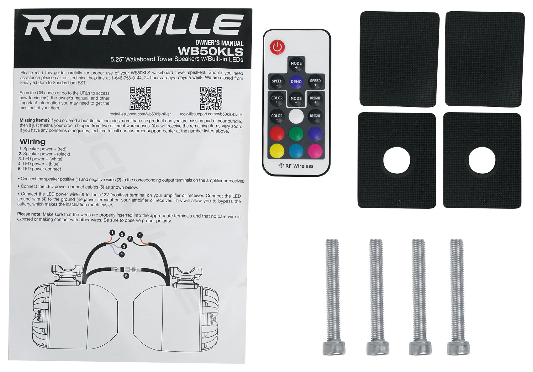WB50KLS Silver + MTX Amp and Bluetooth Controller Bundle - Image 2