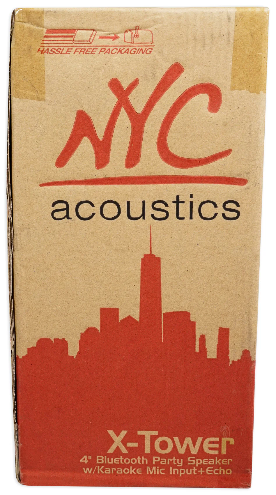 NYC Acoustics X-Tower Bluetooth Karaoke Machine System w/LED's+(2) Wireless Mics - Image 13