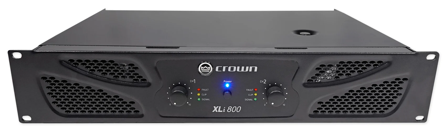 Crown Pro XLi800 600w 2-Channel DJ/PA Power Amplifier Amp + Cables XLI 800 - Image 2