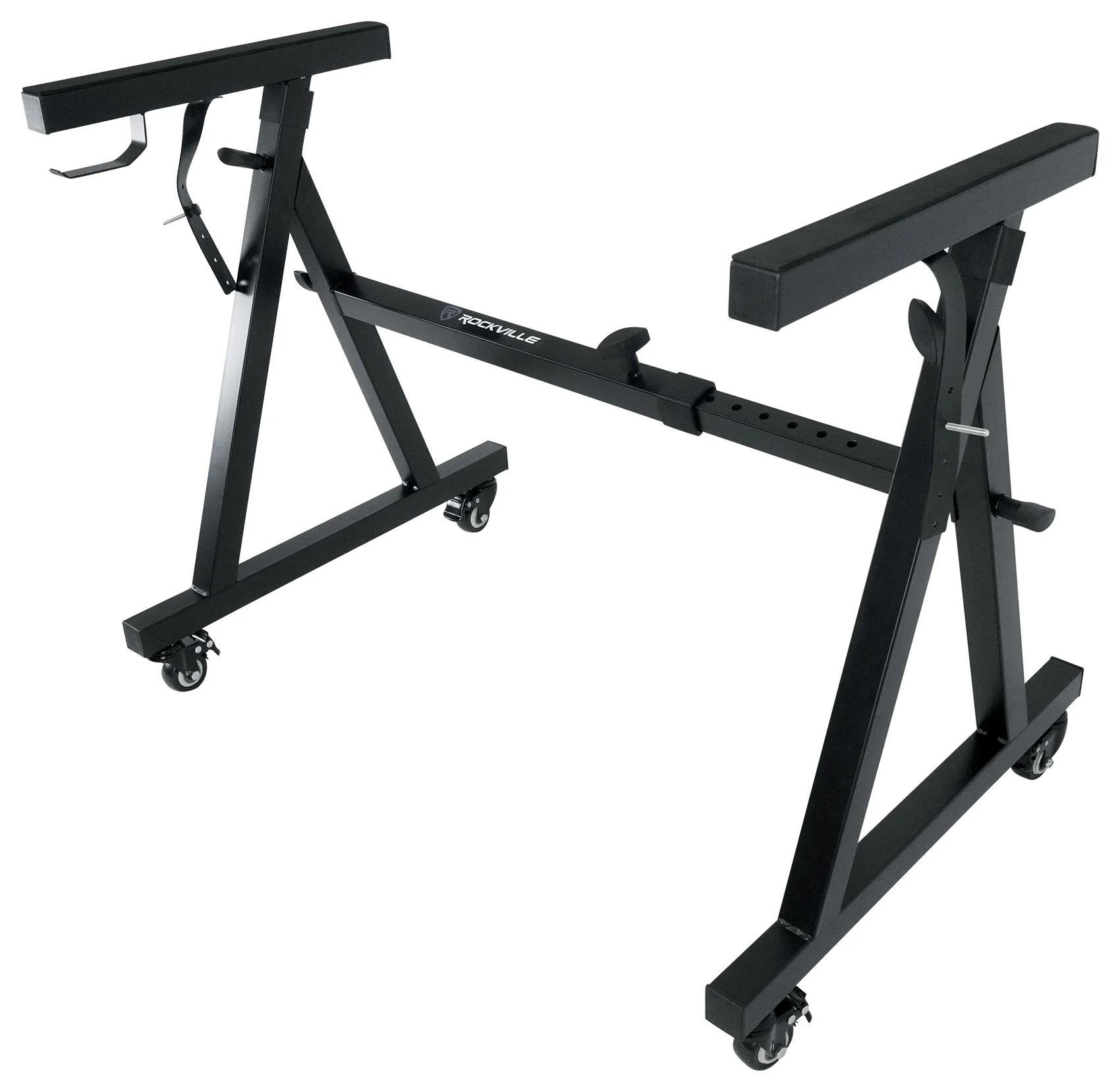 Rockville Z40W Keyboard Stand + KS1 DJ Shelf Bundle - Image 25
