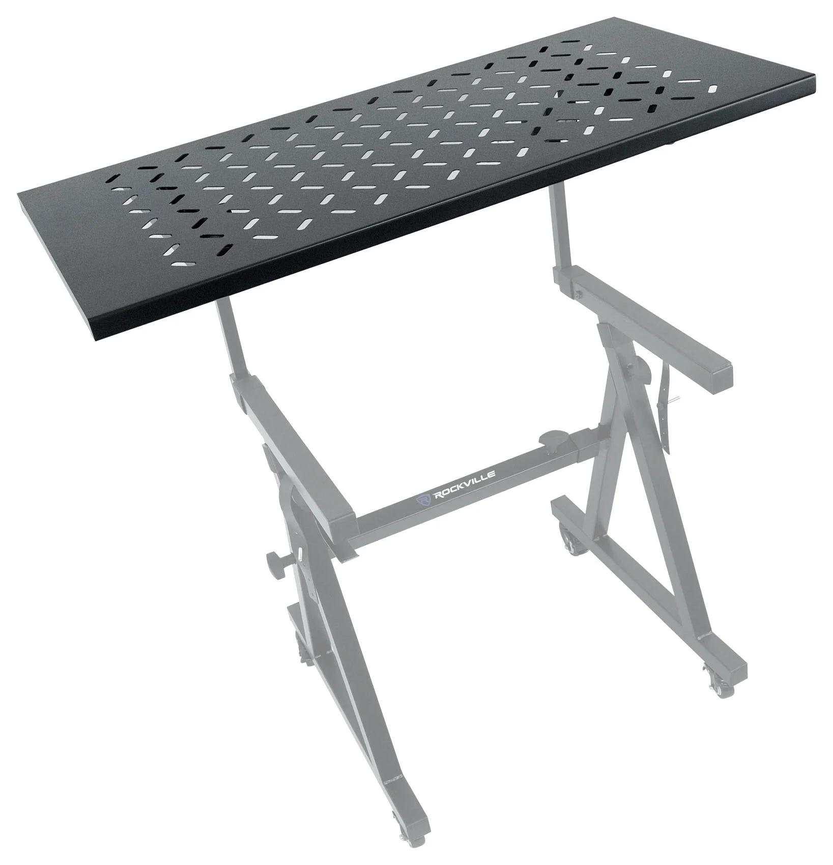 Rockville Z55 Keyboard Stand + KS1 DJ Shelf Bundle - Image 5
